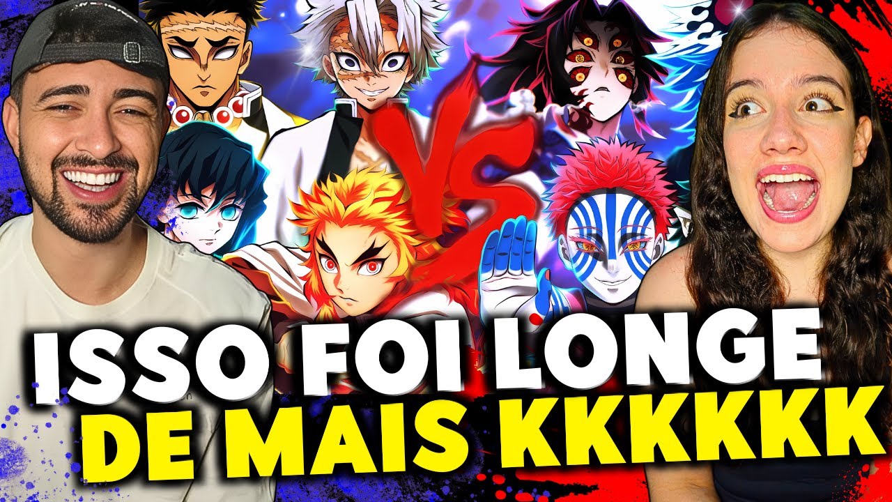 Yondax: Luas Superiores VS Hashiras  (Combate de Rimas) React