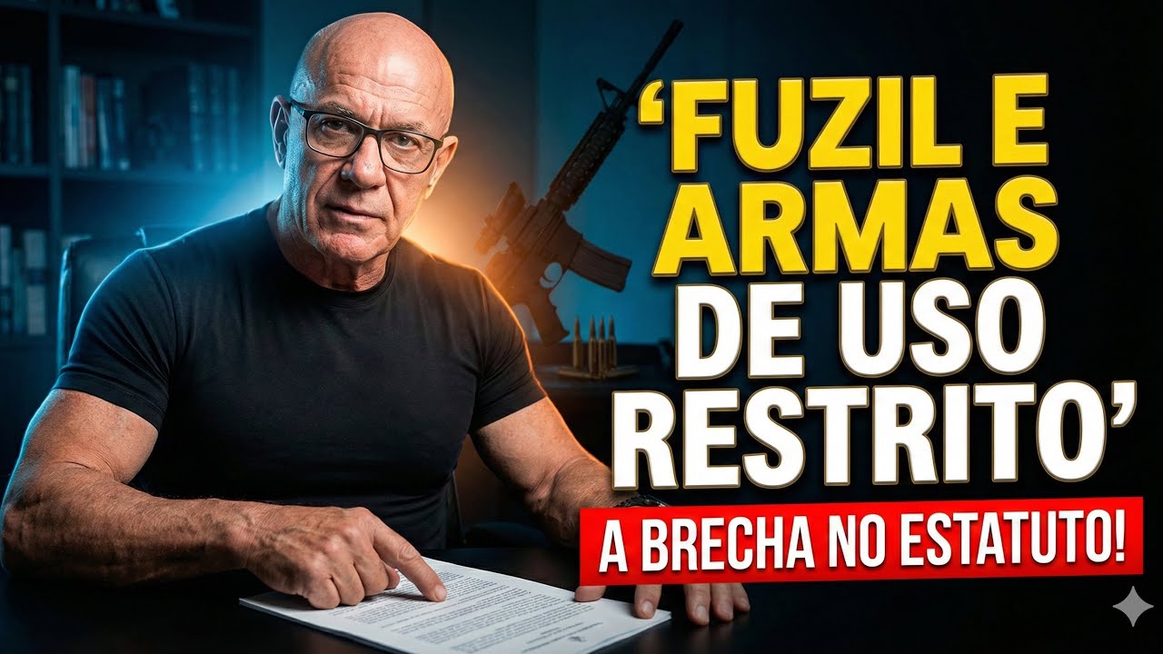 BOMBA NO ESTATUTO: A brecha que libera FUZIL e ARMAS DE USO RESTRITO para o Vigilante!