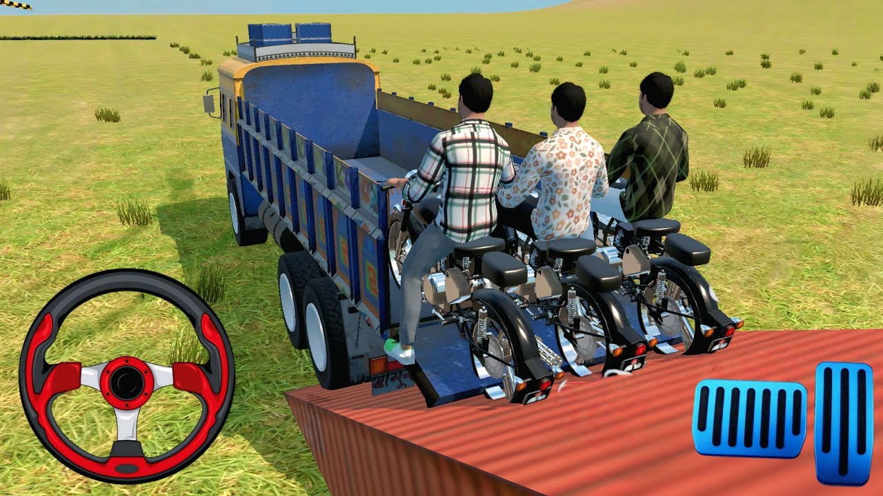 Погрузка мотоцикла на грузовик 🚚 | Увлекательный игровой процесс 
