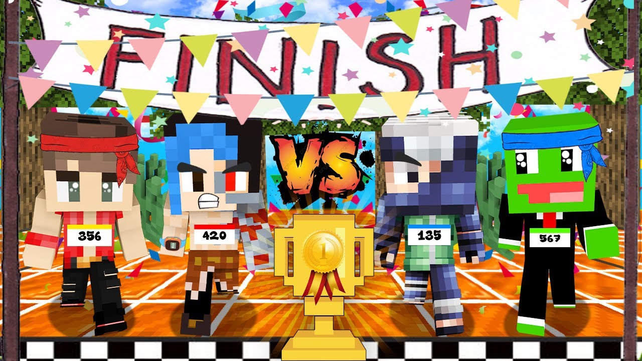 ماين كرافت : سباق التحديات 🤩🔥 مع 