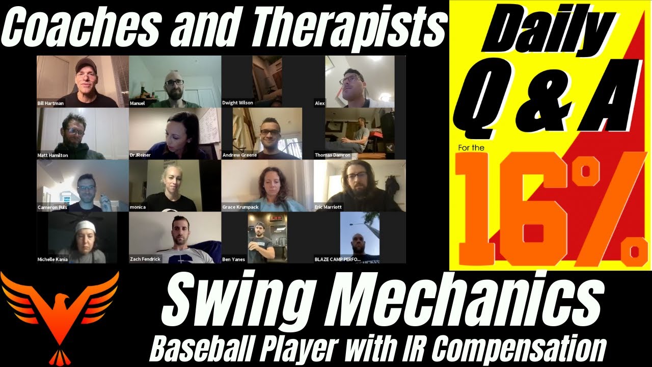 Baseball Swing Mechanics - IR Compensation at the Knee - BillHartmanPT.com Q&A for The 16%