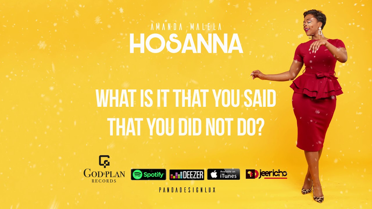 Amanda Malela - Hosanna (Lyrics / Lyrics Video)