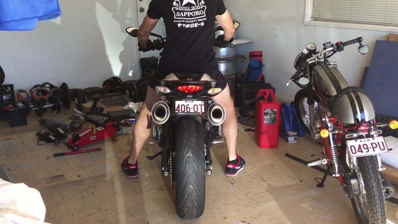 Ducati Monster 696 Termignoni cold start