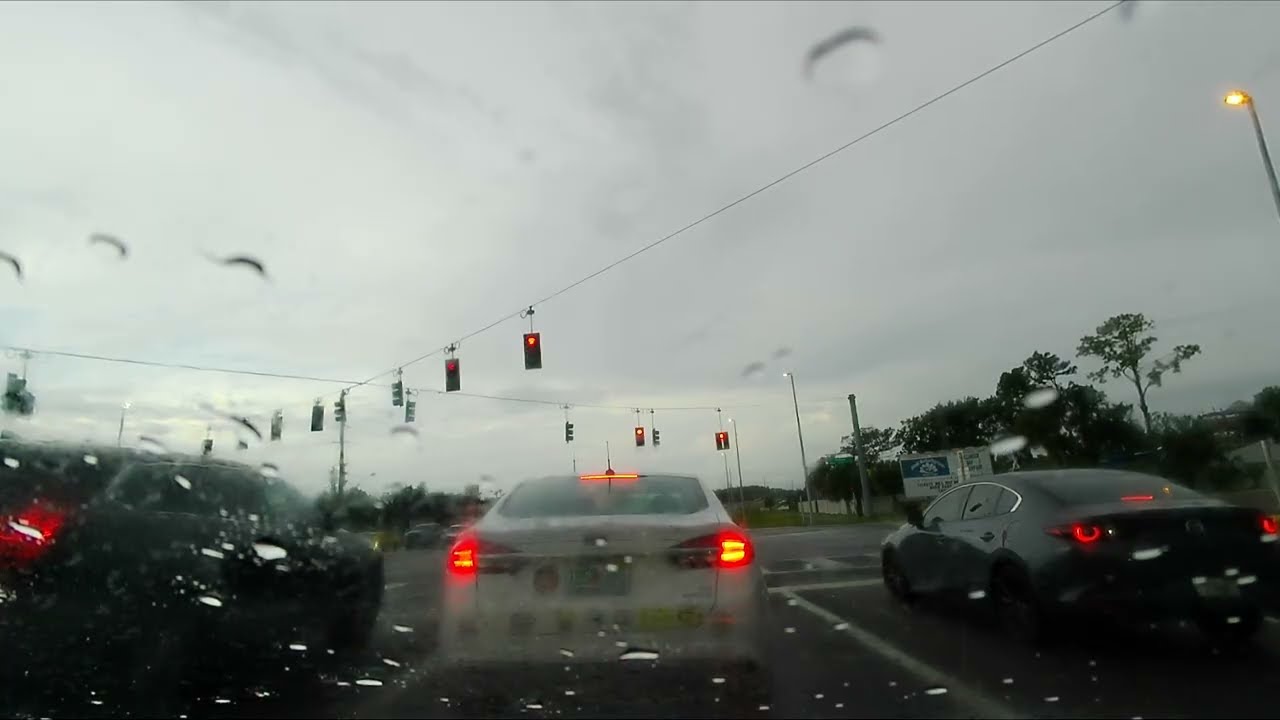 Round Trip Drive Homosassa to Spring Hill in the Rain