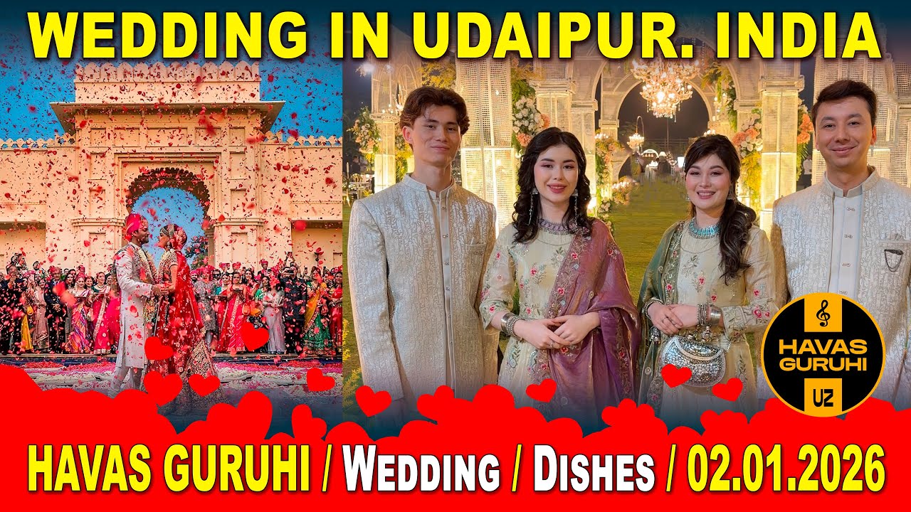 HAVAS guruhi at the Wedding in Udaipur / Dishes - INDIA / 02.01.2026