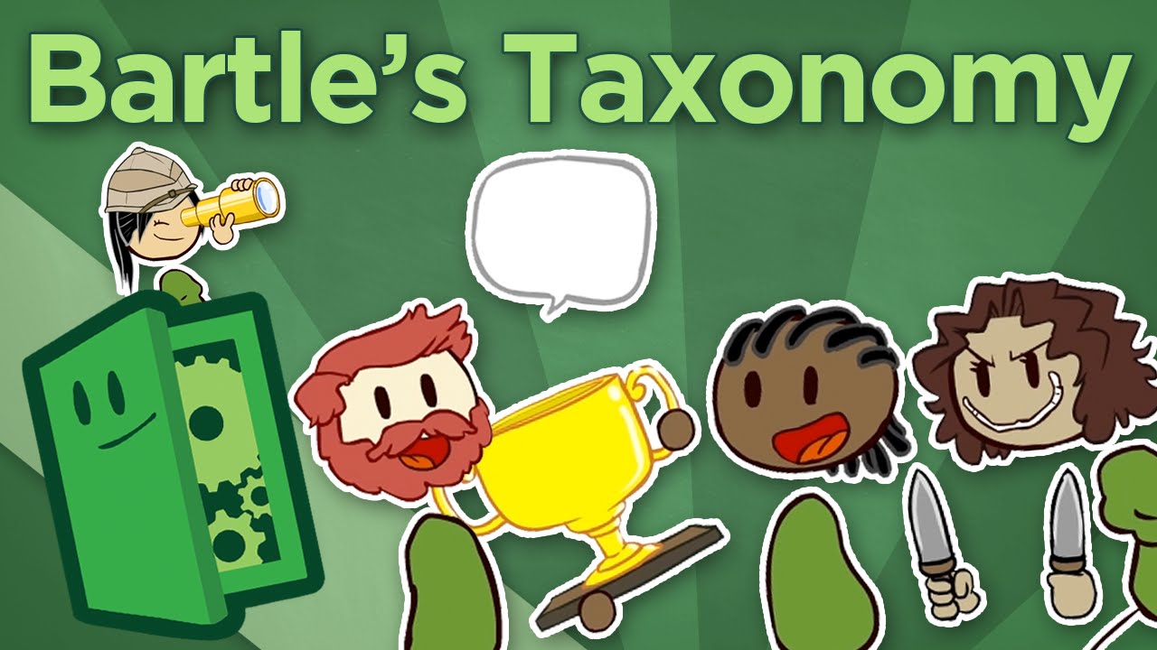 Bartle's Taxonomy - What Type of Player are You? - Extra Credits