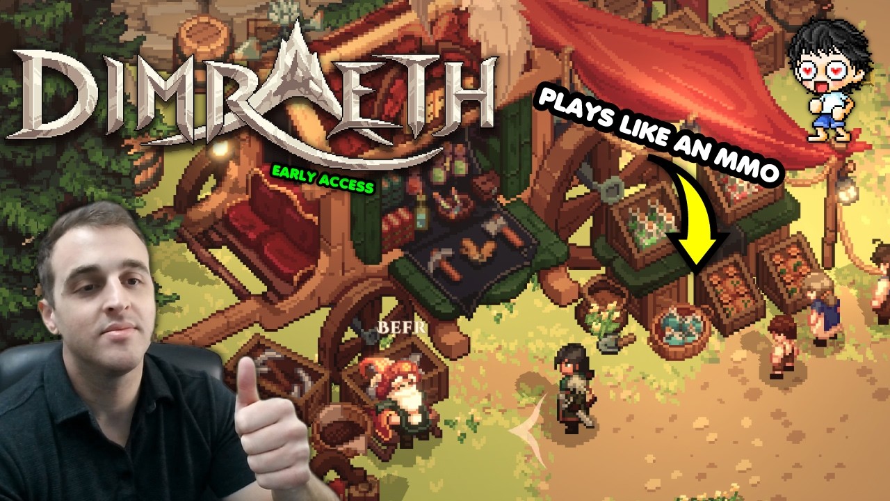 New Multiplayer RPG Feels Like An MMORPG! - Dimraeth