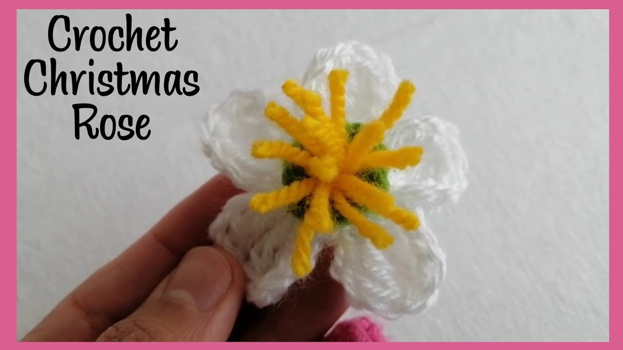 PART 1: Crochet Christmas Rose flowers