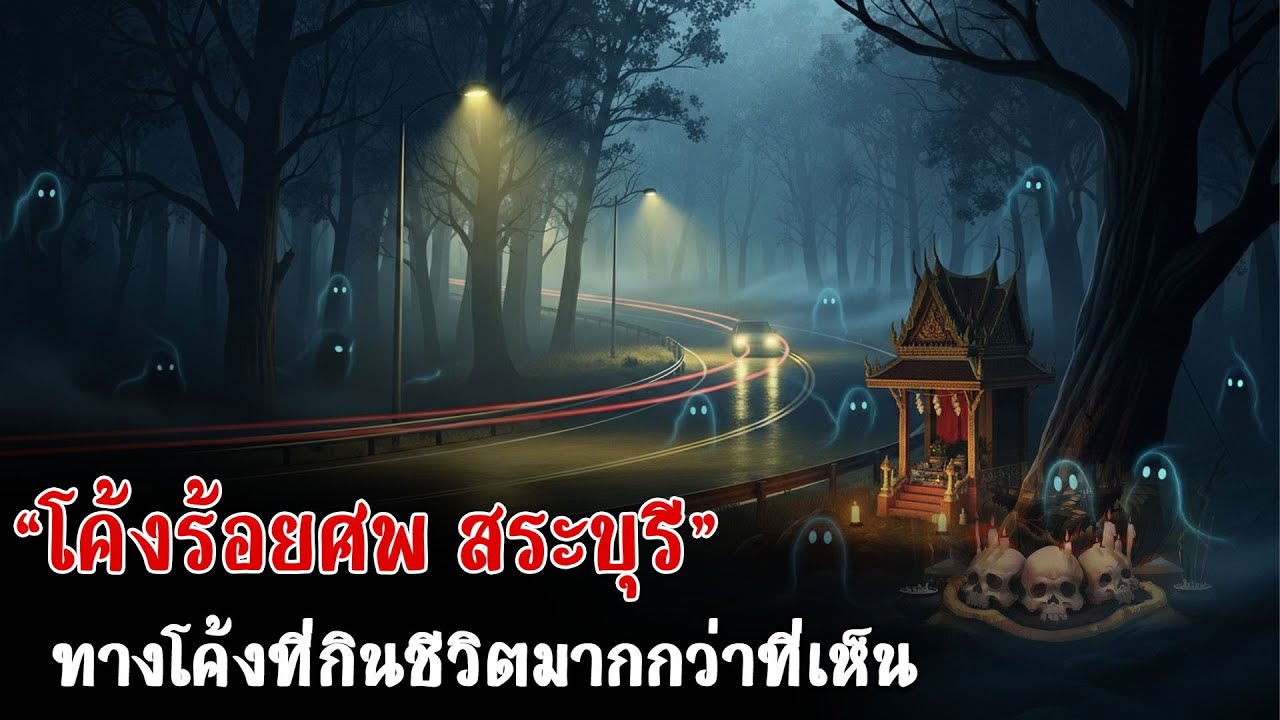 “โค้งร้อยศพ สระบุรี” ทางโค้งที่กินชีวิตมากกว่าที่เห็น  #เสียงตำนานจากฟ้า