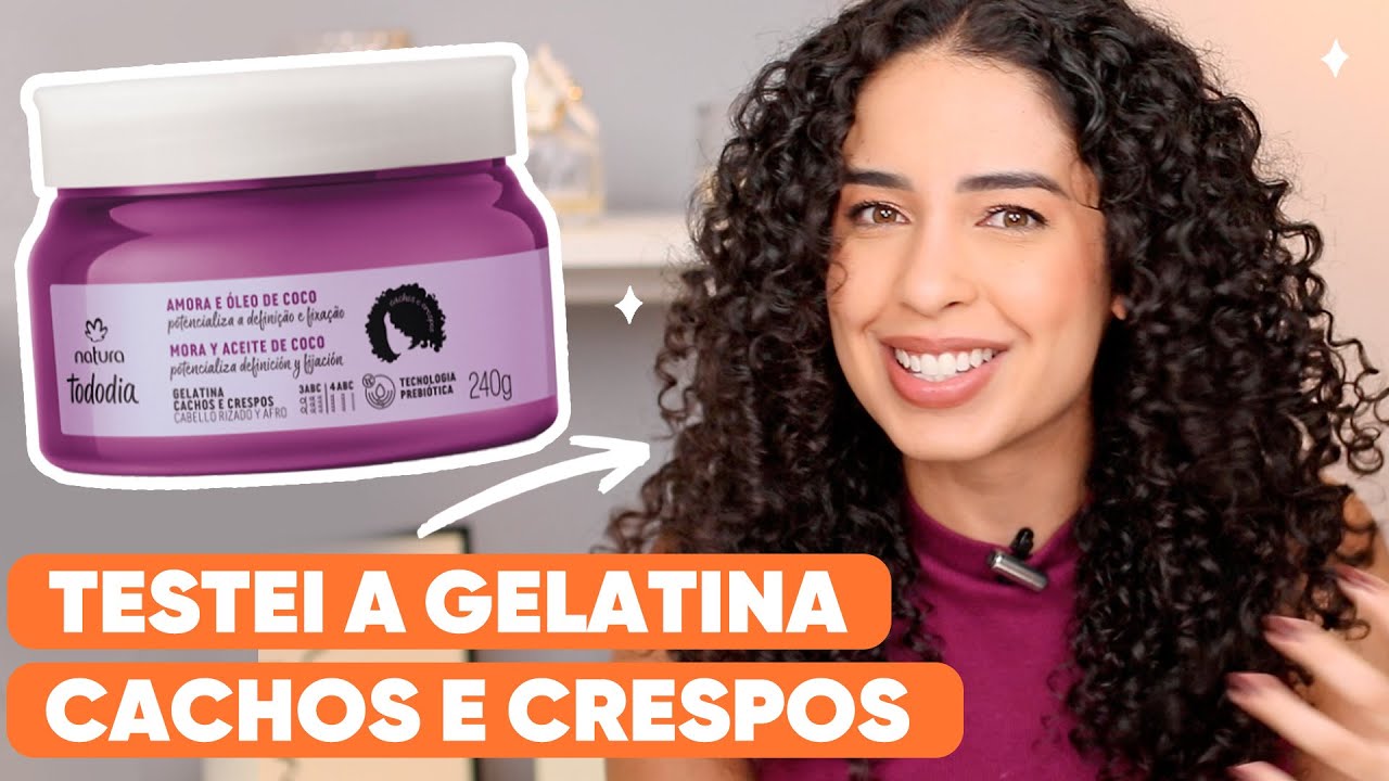 FINALIZAÇÃO CACHEADA PERFEITA COM A GELATINA DA NATURA | JULIANA LOUISE