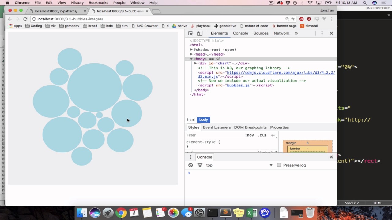 Using images in D3 bubble charts, Part 1 (SVG defs/patterns)