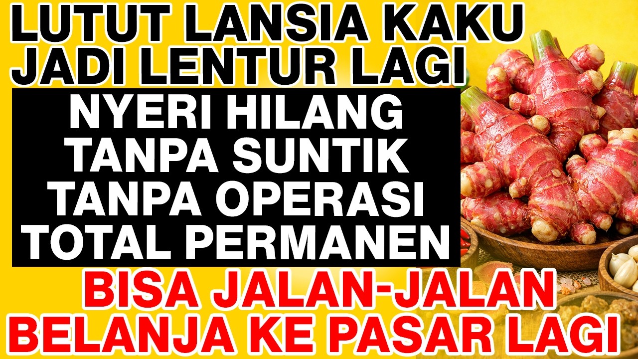 SENDI LUTUT YANG SUDAH KAKU BISA DITEKUK LAGI! NYERI HILANG TOTAL Cuma Modal 1 Bahan Dapur Ini!