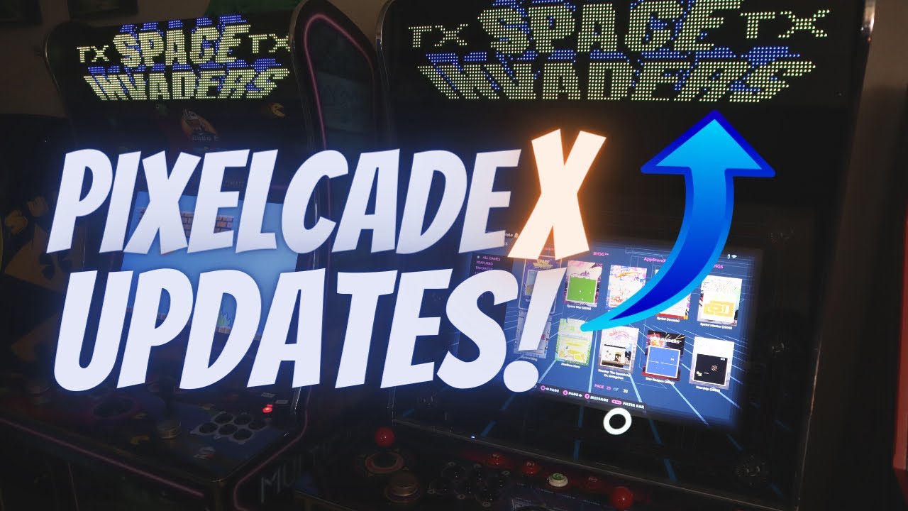 AtGames PixelcadeX Updates for the BitPixel LED Marquee on Firmware 5.22.0!