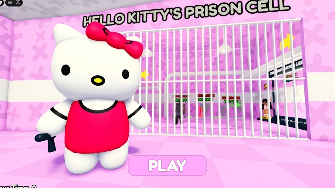 HELLO KITTY'S PRISON RUN OBBY ROBLOX