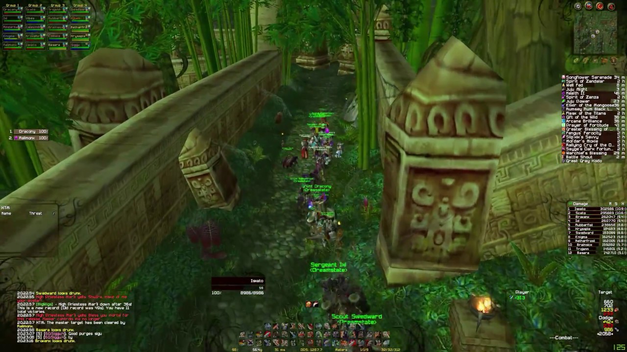 Anathema Dreamstate ZG Speed Run Record - Iskato 2h Fury Warrior PoV (20 min)