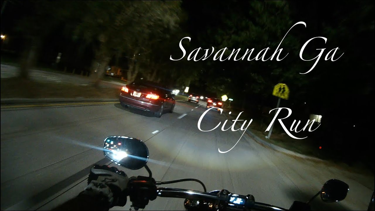 Late day city run. Savannah Ga