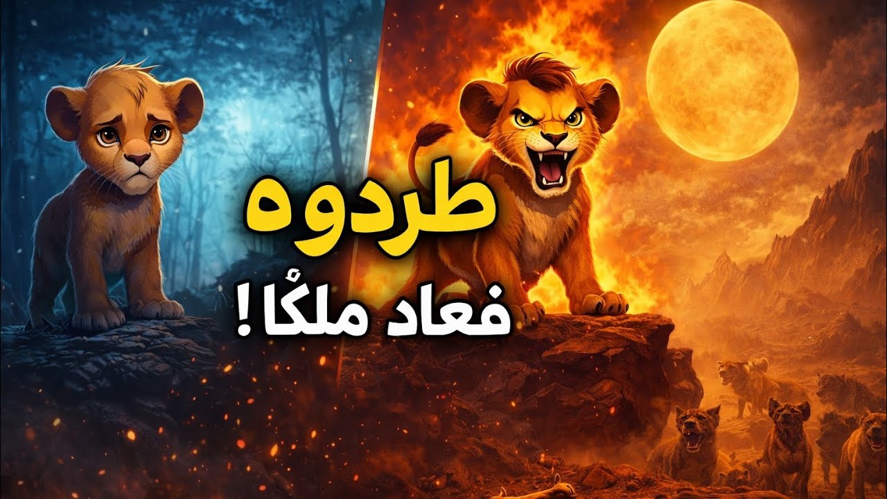 🔥💥نفي لانه جبان فعاد لينقذ الملك ؟! #كرتونات#قصص#حكايات 