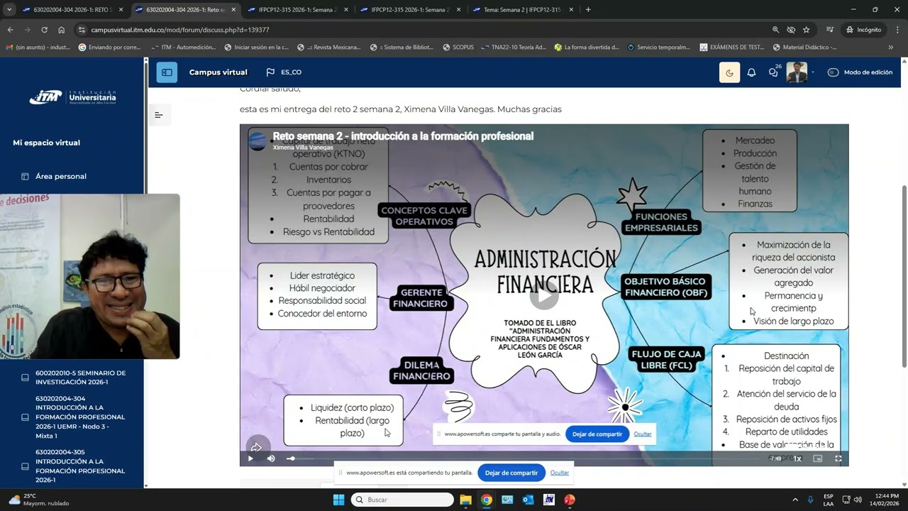 Síntesis y realimentación semana 2 IFP
