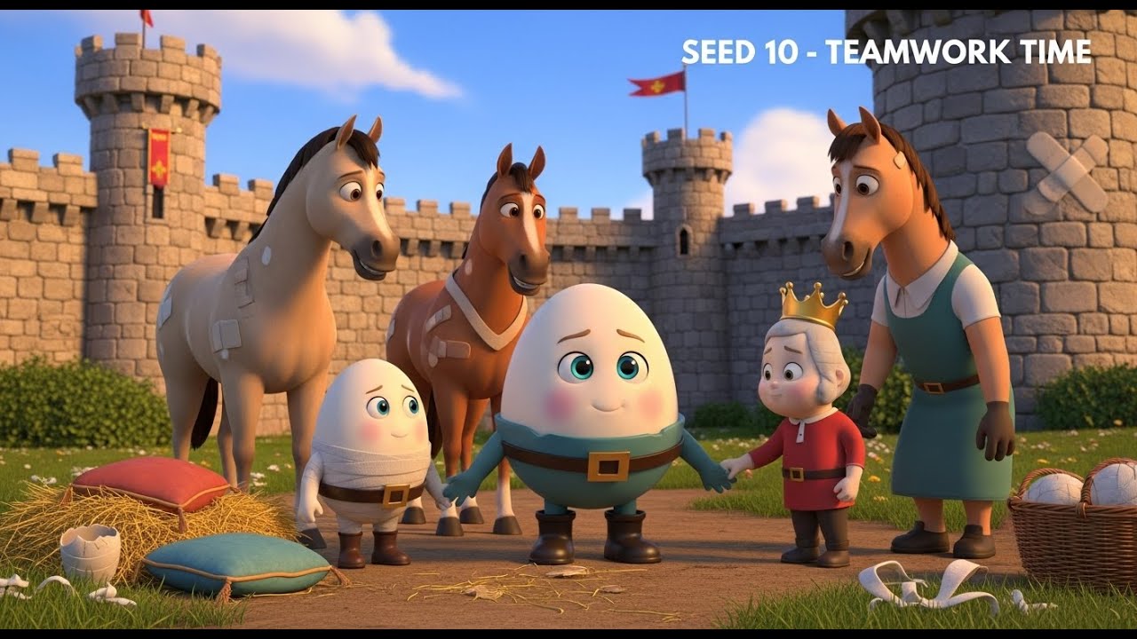 Humpty Dumpty | Classic Nursery Rhyme for Kids | Fun Sing-Along Songs & Animated Rhymes