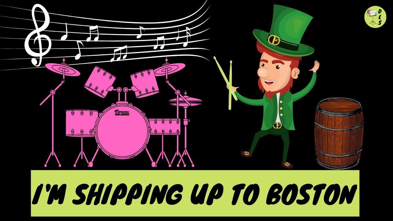I'm shipping up to Boston - Dropkick Murphys || Drum sheet music/score and drum cover