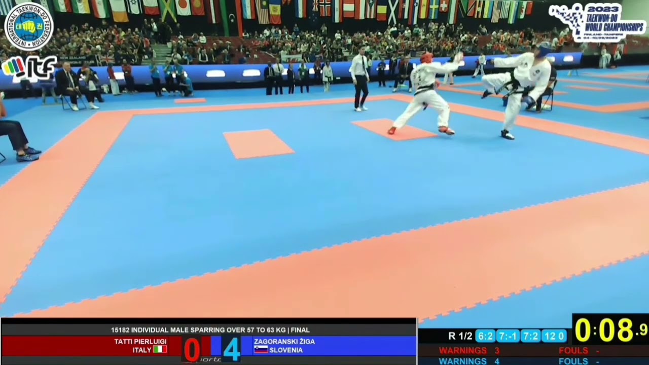 Ziga Zagoranski vs Pierluigi Tatti | Final -63 kg | ITF Worldchampionships 2023 Tampere, Finland