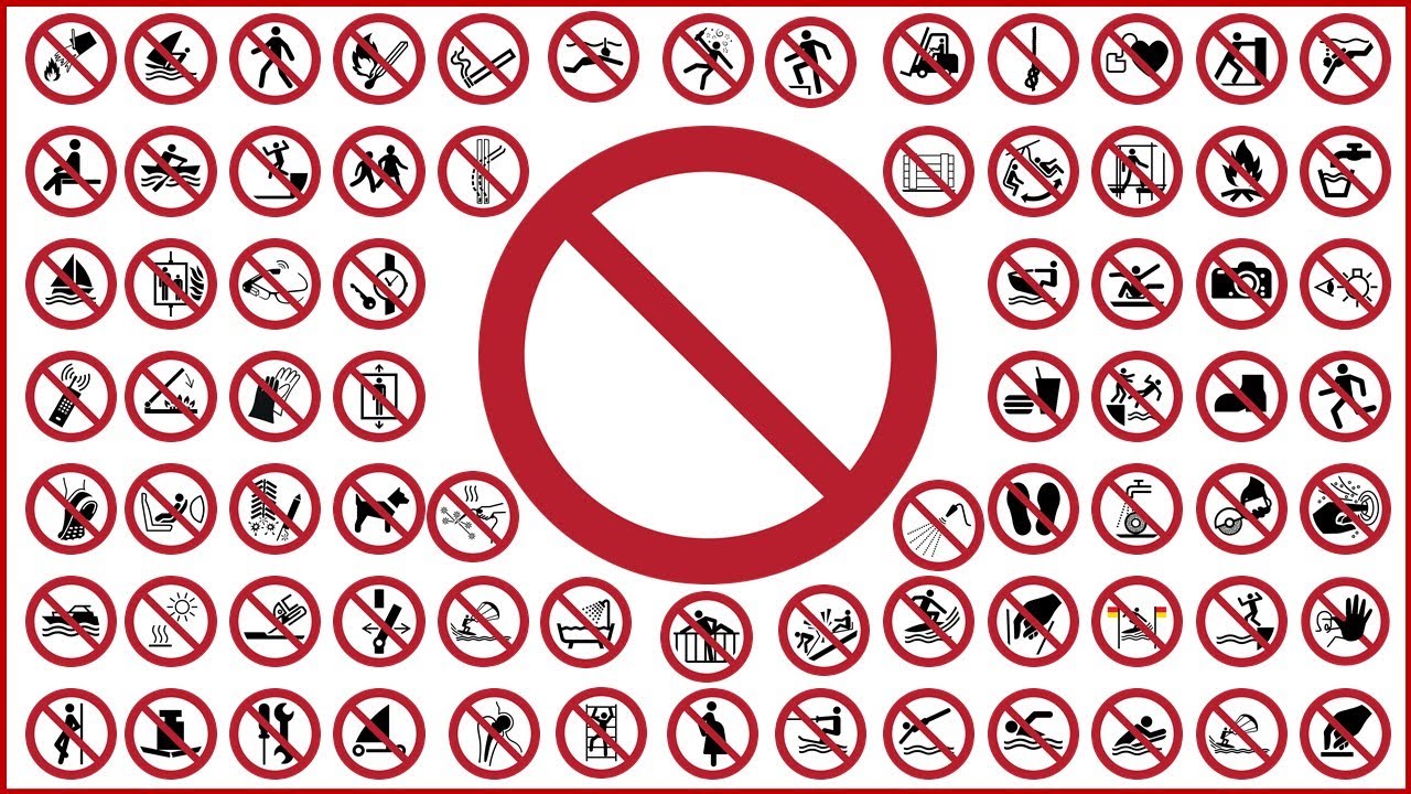prohibition safety signs - Why Not #3/7