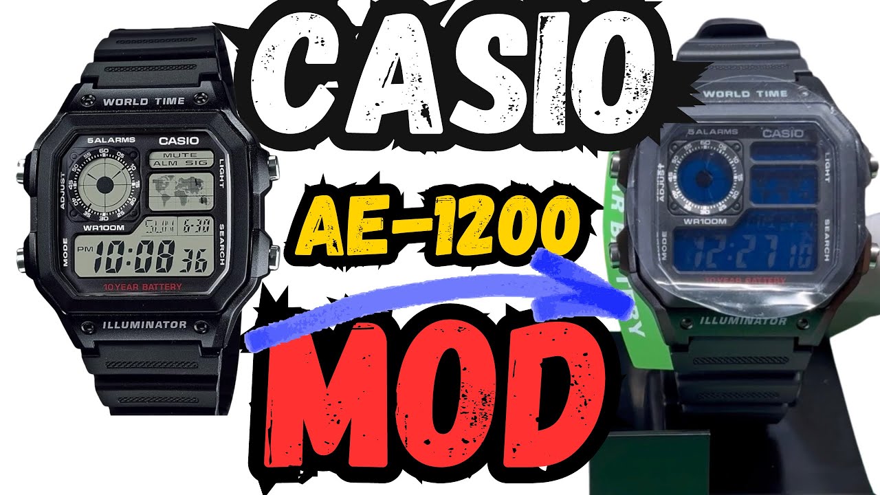 Casio Royale AE-1200 | Polarized film mod.