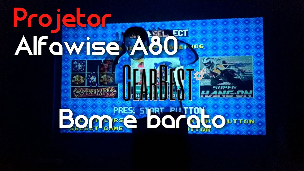 Alfawise A80 - Projetor HD por menos de R$ 350,00 ( 720p Projector ) !!!