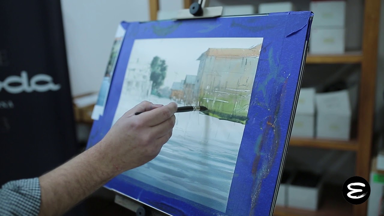 Ruralscape Watercolor Demo | Pablo Ruben