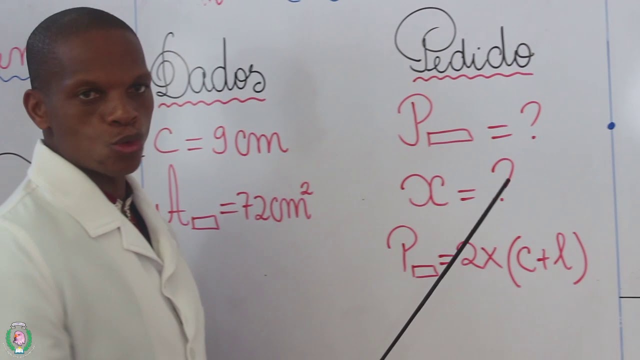 Aula de Matemática  da 7ª Classe - Resolução de problemas com equações