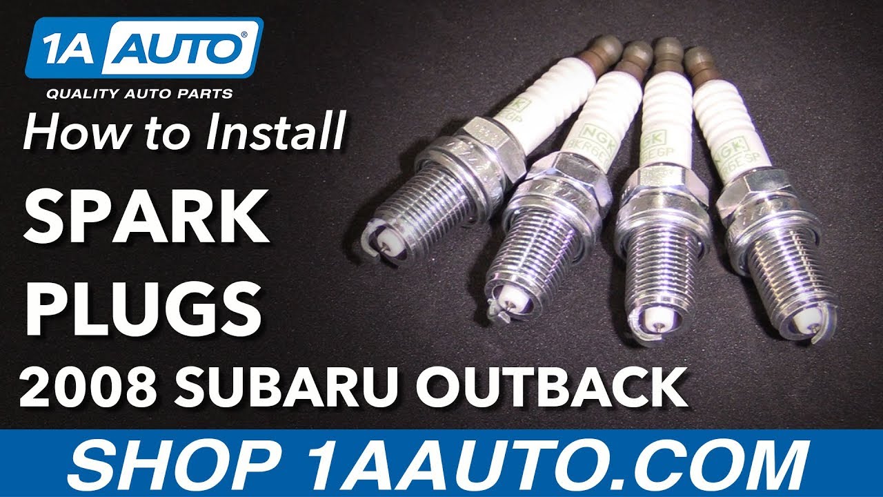 How to Replace Spark Plugs 00-12 Subaru Outback