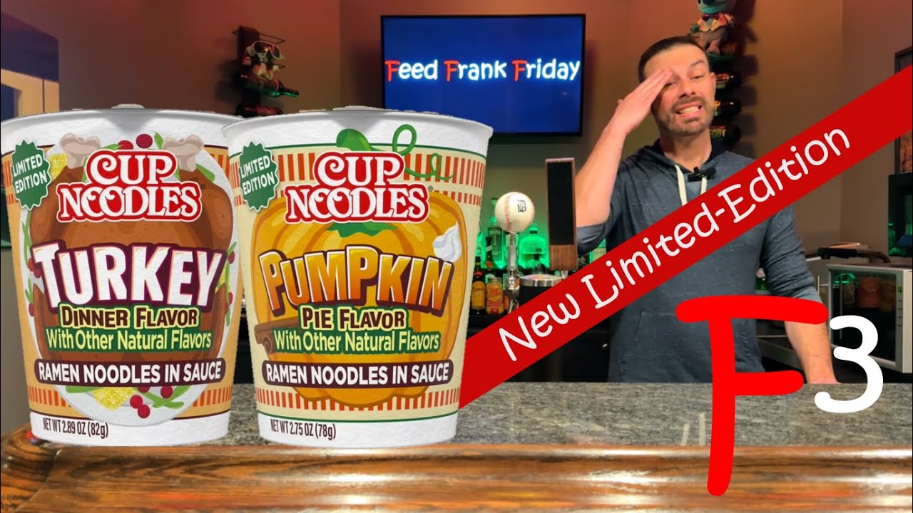 Cup Noodles Turkey Dinner & Pumpkin Pie Flavor Ramen Review | The Feast Nobody Asked For