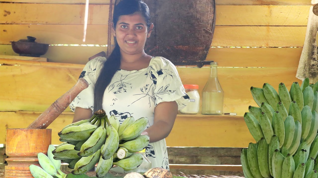 Village Style Ash Plantain Patties | The Real Sri Lankan Taste 😋🌾”