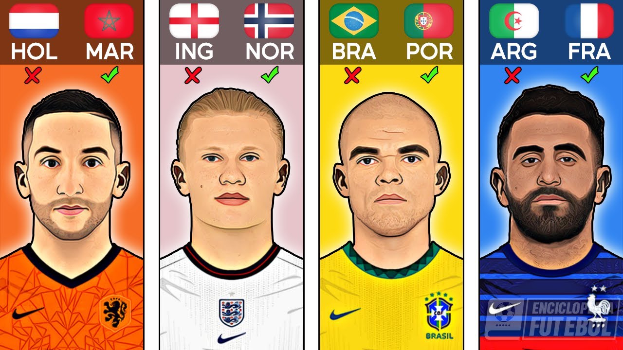 JOGADORES QUE ATUAM POR SELEÇÕES DIFERENTES DO SEU PAÍS DE NASCIMENTO