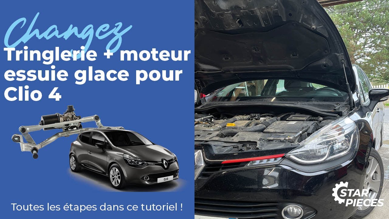 Changez facilement un moteur d'essuie-glace sur une Clio 4 ! | ⚙️Star-pièces