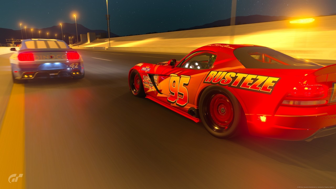 Cars 3 Veterans Midnight Drive In GT7