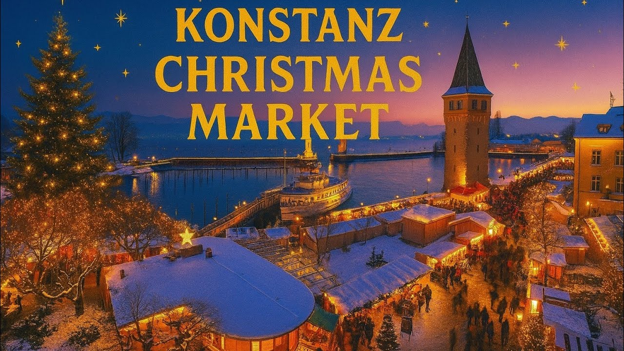 This Christmas Market Felt Like a Fairytale 🎄✨ | Konstanz Germany (4K Walk)