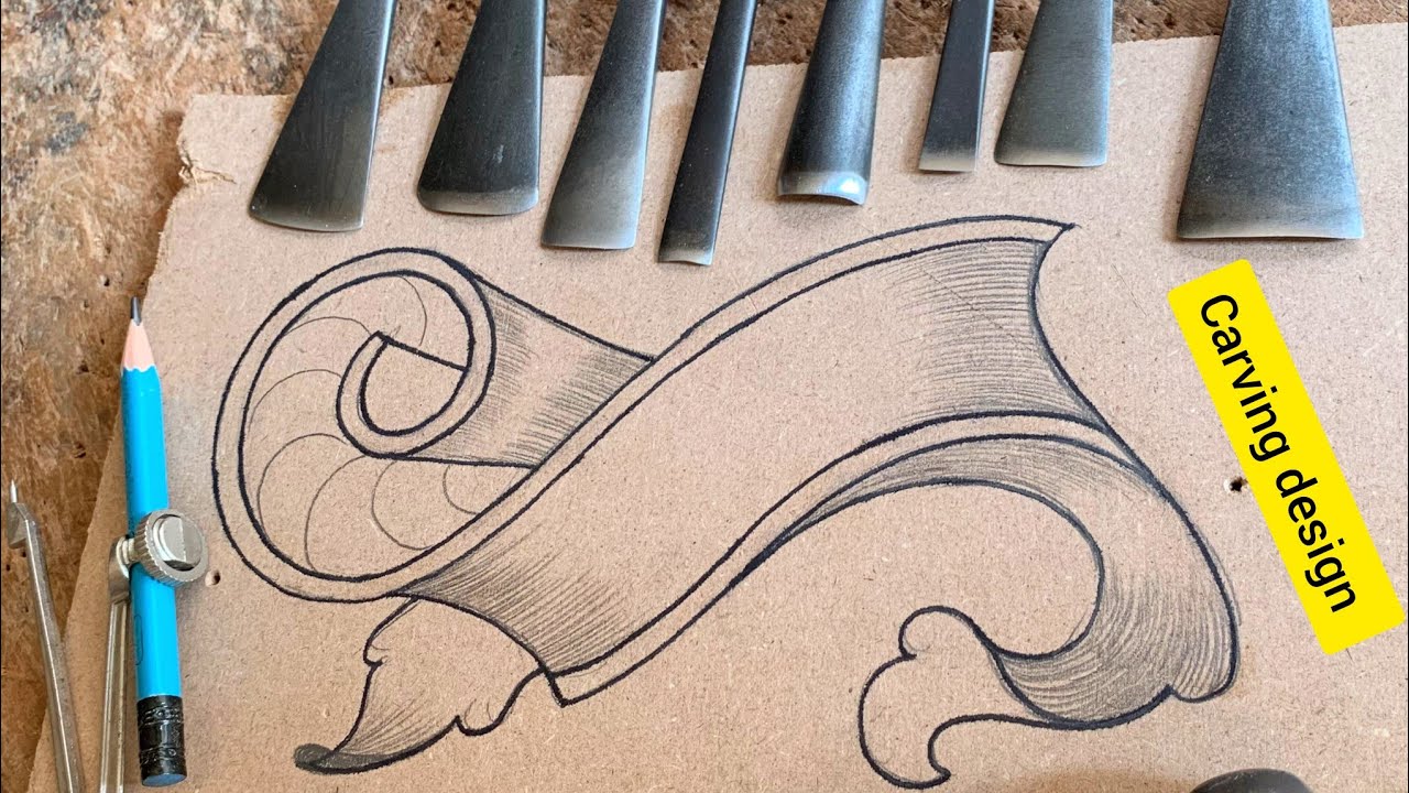 painting wood carving : how to carve designs and beginner tutorial 