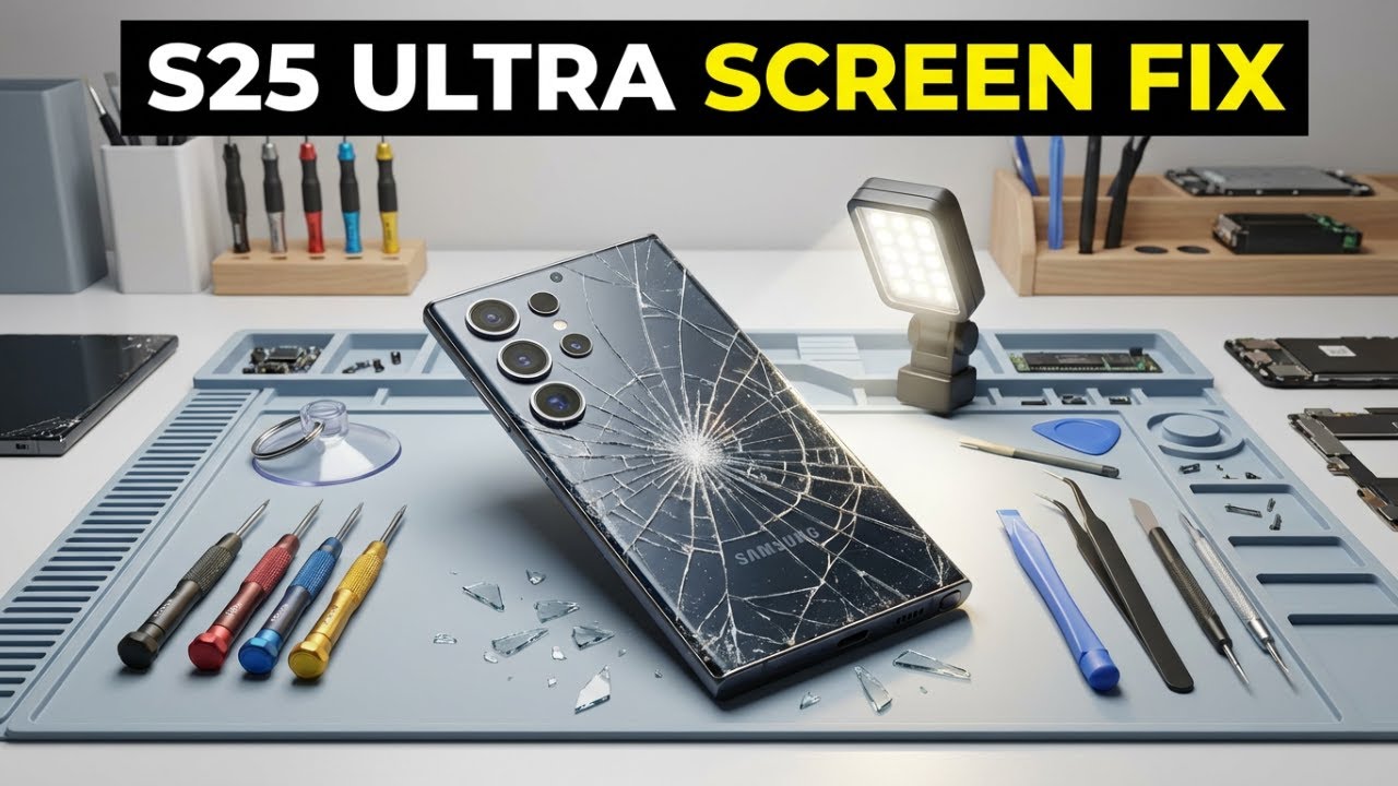 Samsung Galaxy S25 Ultra Screen Replacement – Step-by-Step Display Repair Guide (Full Tutorial)