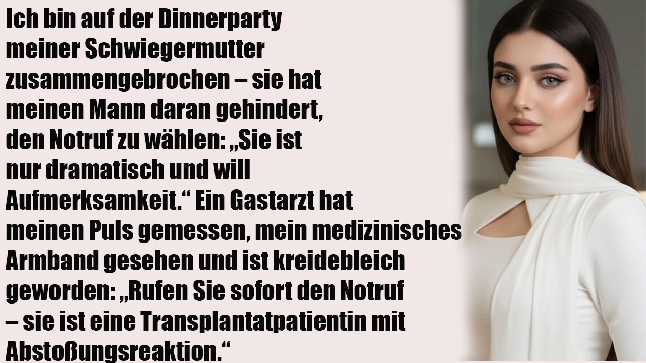 Meine Schwiegermutter stoppte den Krankenwagen – bis sie mein Medizinarmband sah