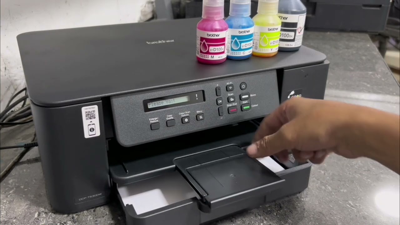 Инициализируйте принтер Brother DCP-T530DW.