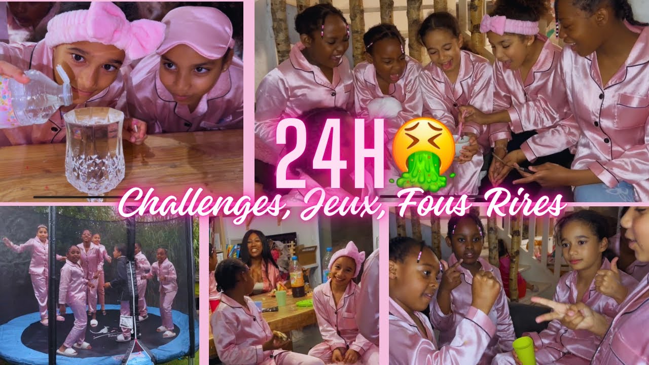 24H AVEC NOUS LE LENDEMAIN DE LA PYJAMA PARTY CHALLENGES, JEUX, RIRES 😂