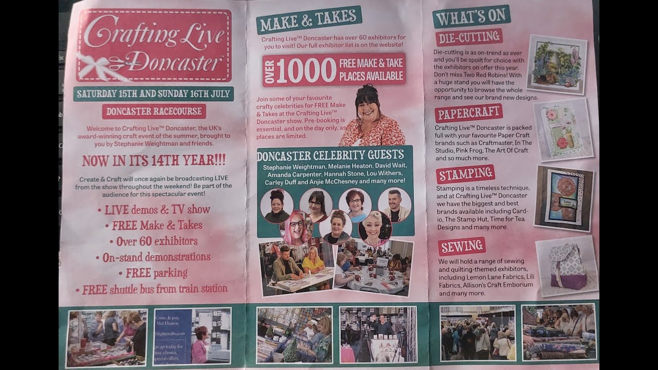 Come with me to the Doncaster Crafting Live Show 2023