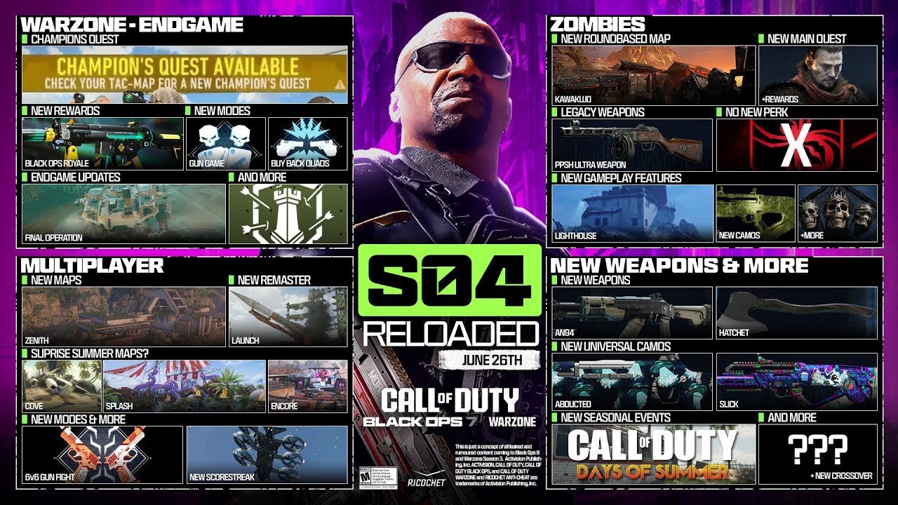 NEW BO7 SEASON 4 RELOADED ROADMAP WAITING ROOM...