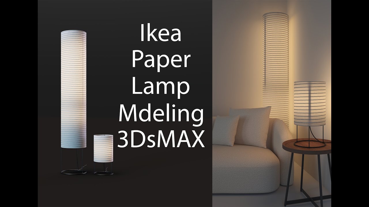 IKEA STR&Aring;NAD Lamp &ndash; Floor & Table Lamp 3D Model (3ds Max + Corona+ Vray)