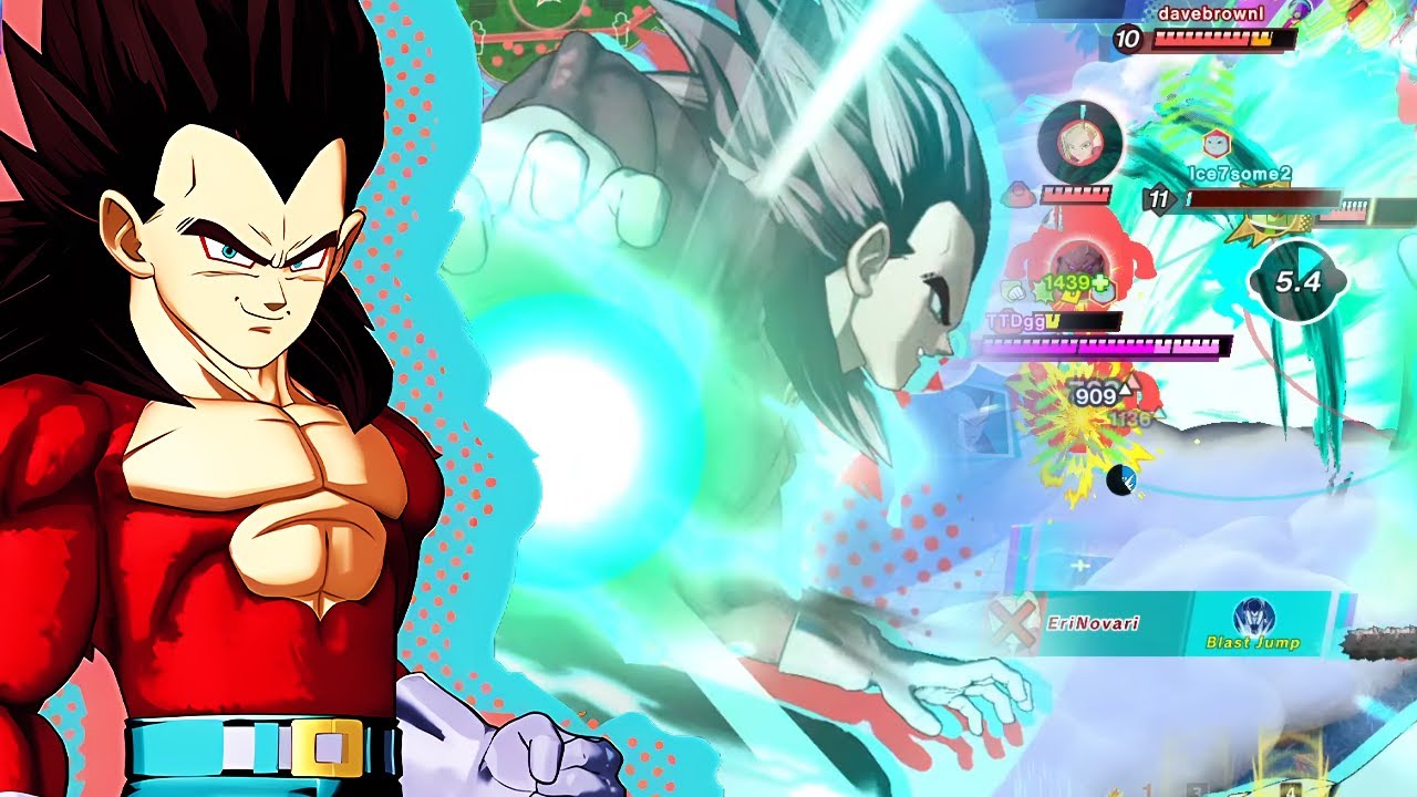 SEMBRA FORTE!! USO per la PRIMA VOLTA il NUOVO VEGETA SSJ4 di GEKISHIN SQUADRA!