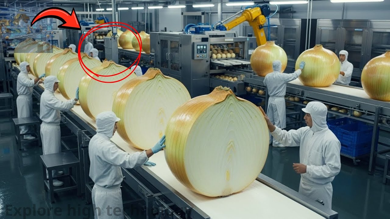 Inside a High-Tech Onion Factory: From Whole Onions to Ready-to-Eat Packs | Explore high technology
