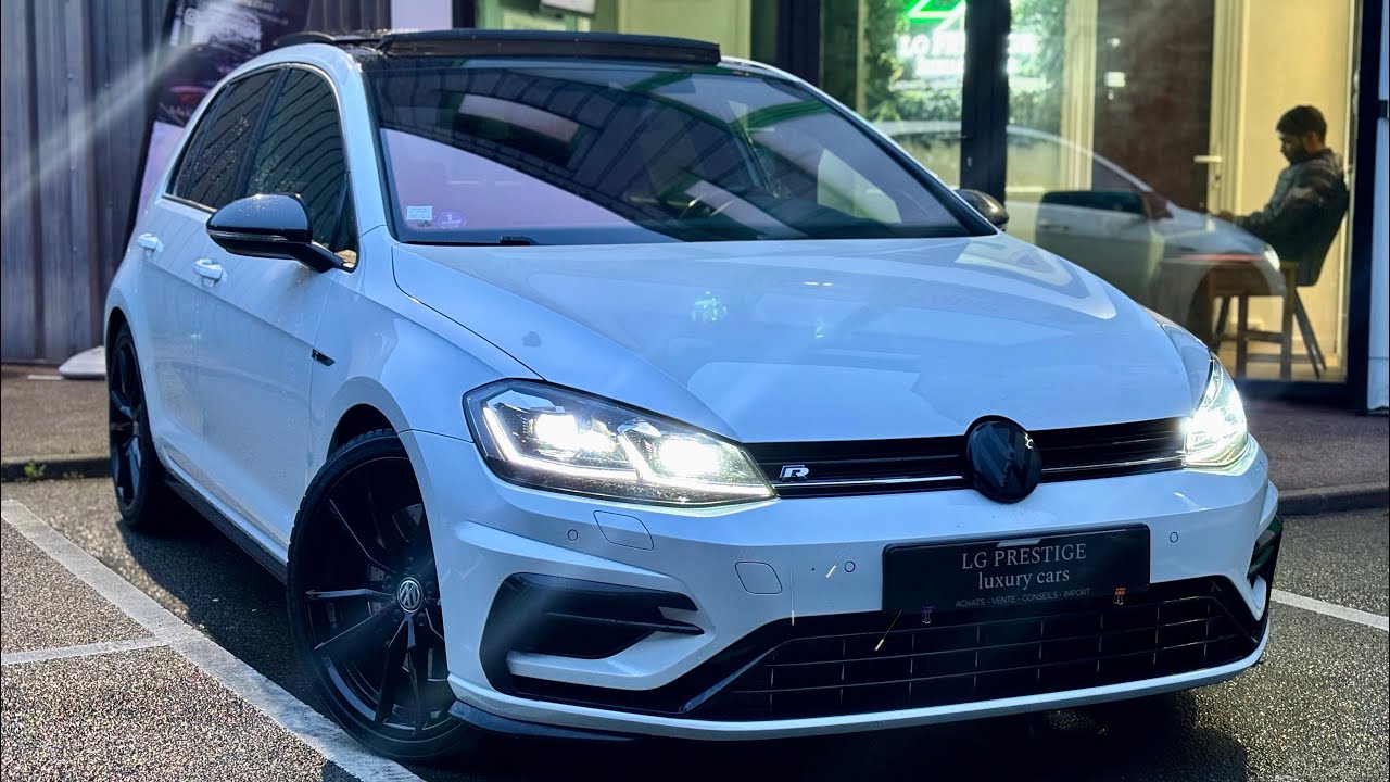 Présentation d’un VOLKSWAGEN GOLF 7 R 2.0 TSI DSG6 4Motion AKRAPOVIC- FULL OPTION 
