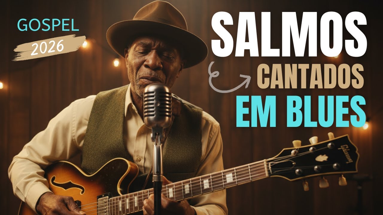 Louvores De Adoração | Salmos Cantados Estilo Blues | Músicas Gospel | Salmos 139, 121, 23, 51 e 91