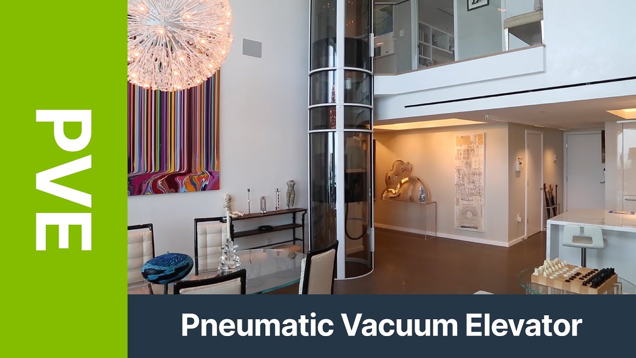The Most Unique Home Elevator - The Pneumatic Vacuum Elevator by PVE